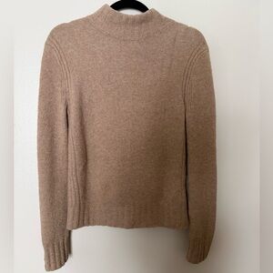 Alpaca and merino wool blend Women's Tan Sweater